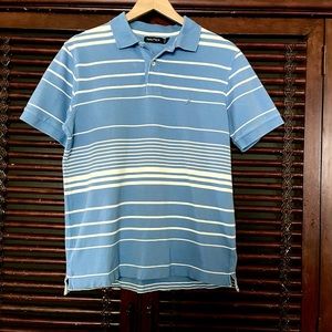 S NAUTICA Men’s Striped Polo Shirt